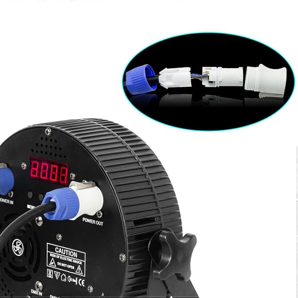 4 stk 1M AC strømkabel for Beam Moving Head Light Beam 5R/7R Moving Head Light Forlengelse Powercon-kabel