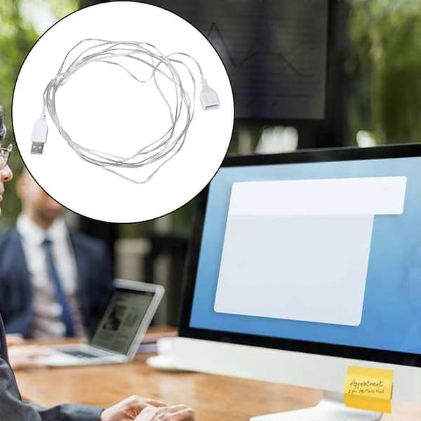 Han til hun USB-strømkabel USB-opladningskabel understøtter 5V2A USB-ventilator loftventilator USB-lys