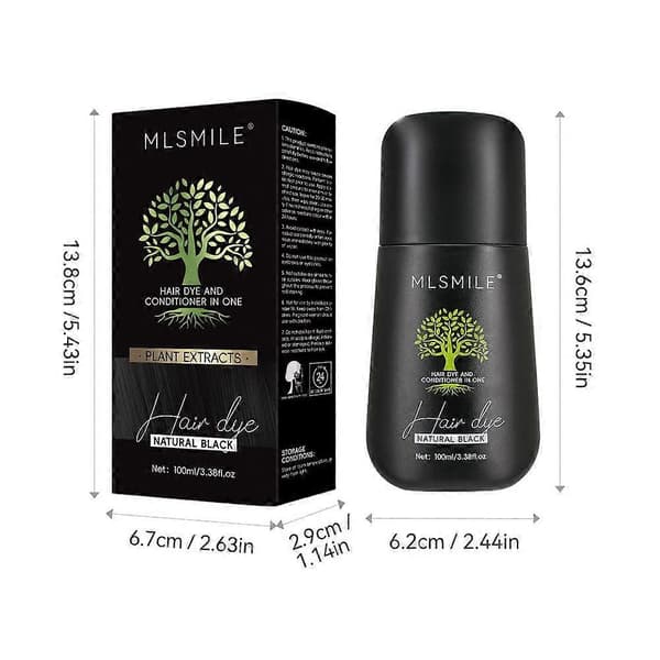 MLSMILE Kasviuutehiusväri - Ei sekoitusta vaativa koostumus & Harmaiden peitto