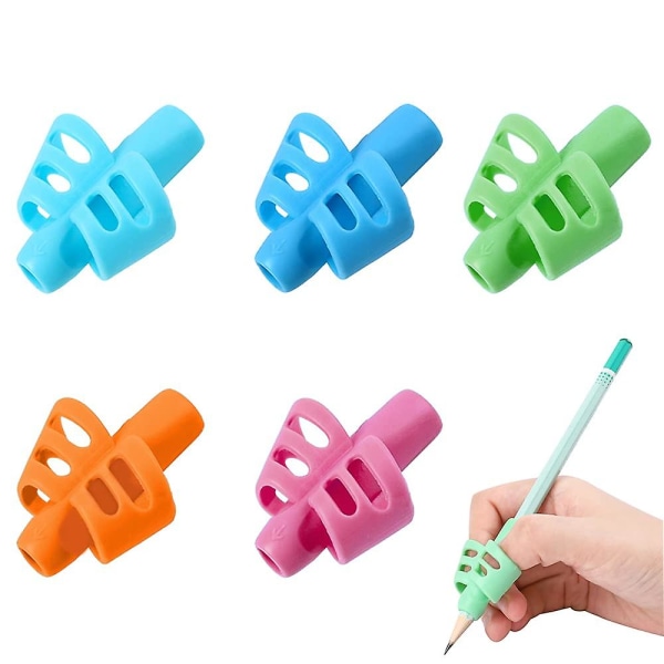 5-pack penna grepp för barn, korrigeringsverktyg