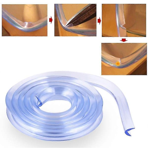 Baby Protection Edge, transparent bordskantsskydd med 6 meter tejp