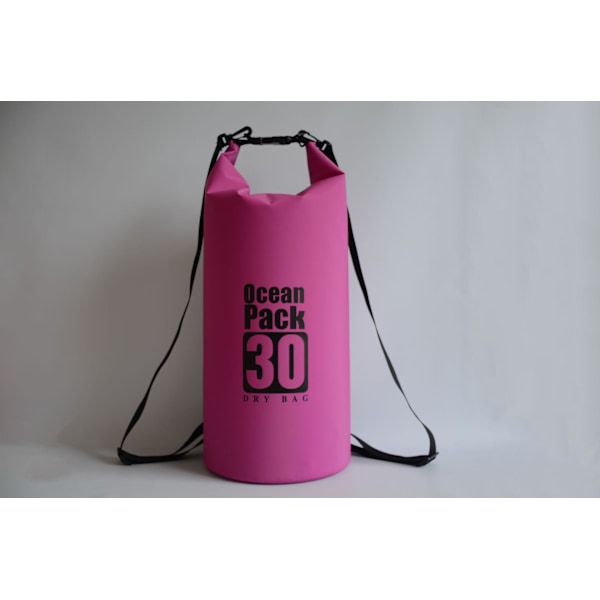 PVC ulkoilma uima- vedenpitävä laukku rantakassi 30L Purple