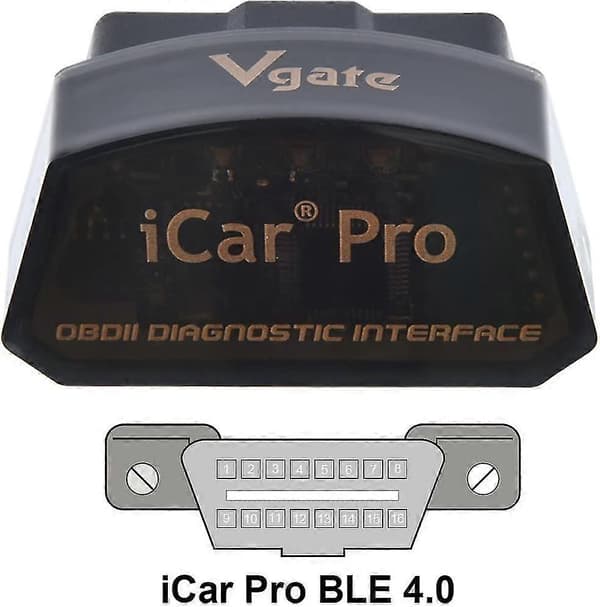 Vgate Icar Pro Bluetooth 4.0 (ble) Obd2 feilkodeleser Obdii kodeskanner Bil Sjekk motorlys for Ios/Android Edition 5[dt] 5 5