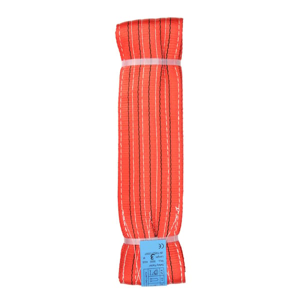 5T 3m Dobbel Øye Sling Spenne Polyester Flat Løftestropp Industriell Bruk