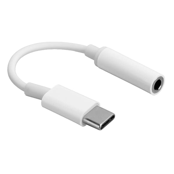 USB C til 3,5 mm hovedtelefonadapter til Huawei M10 P20 Xiaomi Mix2 Note3