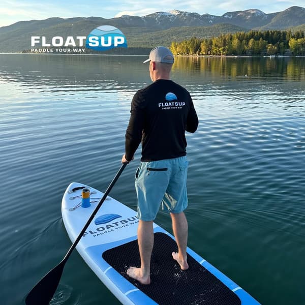 Padlebrett koppholder, tilbehør til ståpadlebrett, drikkeholder egnet for kopper/flasker/drikke (blå)