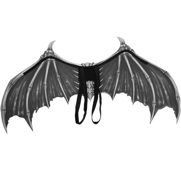 Sorte Børne Halloween Vinge Foldbar Fest Kostume Cosplay Tilbehør Gave