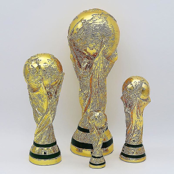 2022 Qatar World Cup Trophy 1:1 modell leksaksprydnad fotboll 13cm
