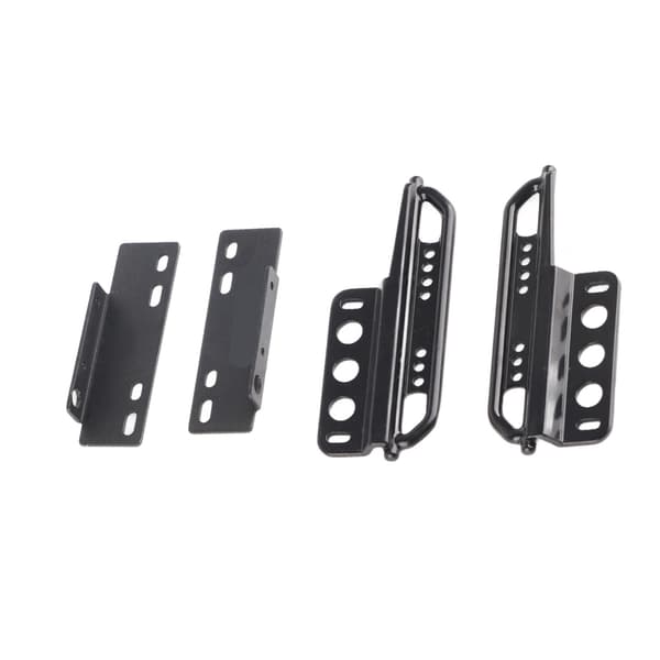 1 sæt RC sidepedal jern slidstærk stærk bæreevne RC sidestyrplade til aksial SCX24 sort