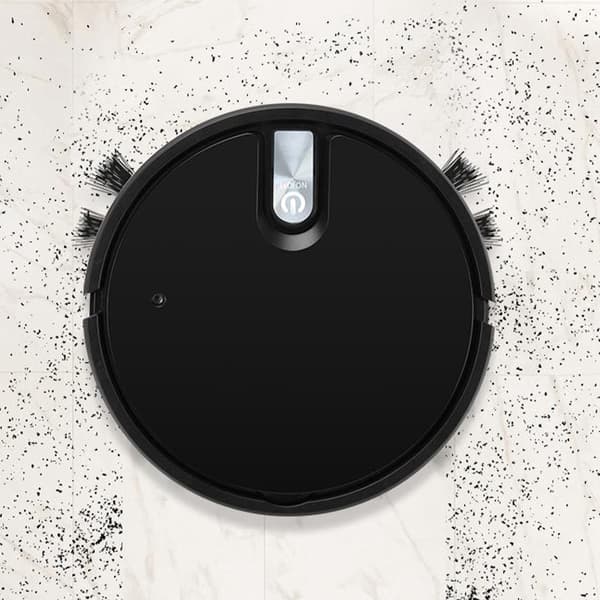 Robotstøvsuger Automatisk Stille Smart Mopp Filter Svart Batteri