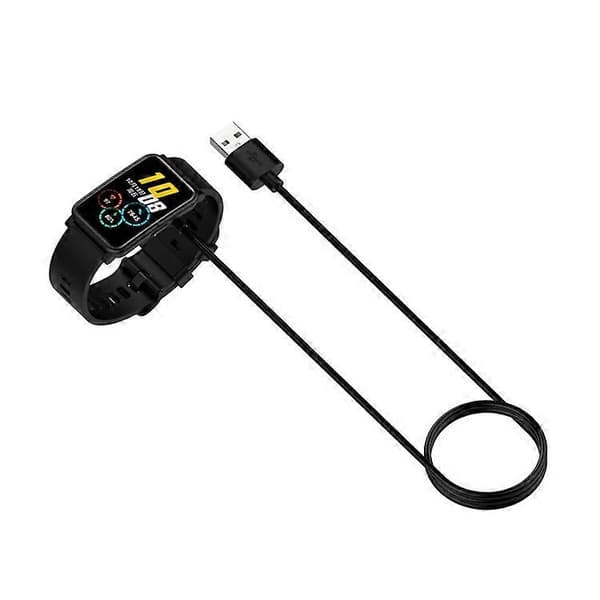 Kompatibel med Huawei Band 10 / Honor Choice ROSSINI 2i Universal Opladerkabel USB Interface Ur Oplader Black