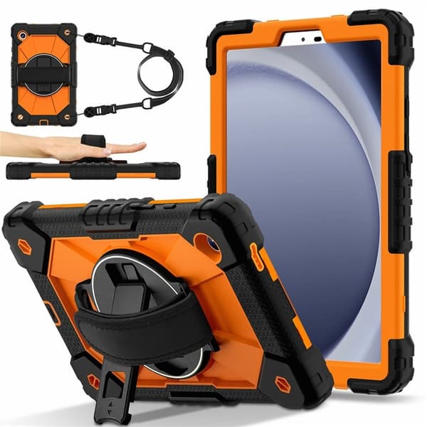 Mobilcover til Galaxy Tab A11 Kickstand Orange Orange 351