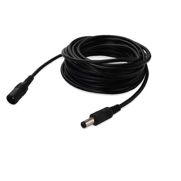 DC-forlængerkabel 20M 18AWG 5,5 mm x 2,1 mm han til hun strømkabel til CCTV og LED-strips