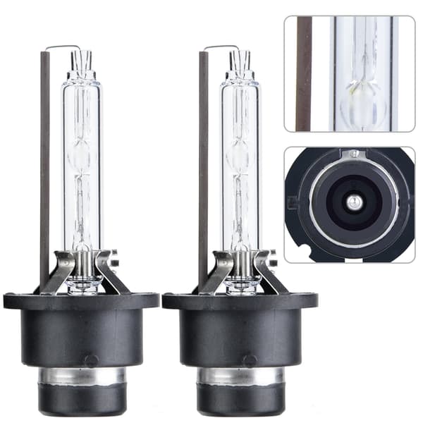 2 stk. D2S 6000K 35W bilxenonlampe frontlykterstatning