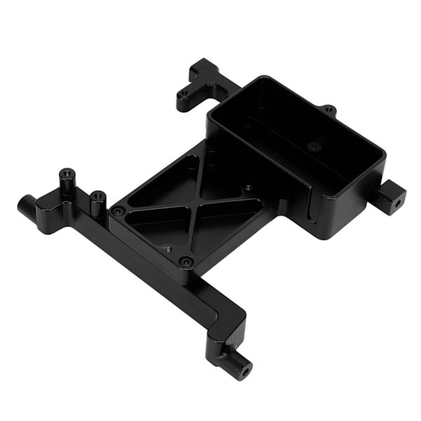 RC Fast Servo Mount Bracket Erstatning for SCX6 1/6 Aluminium Legering Servo Fast Bracket Sort