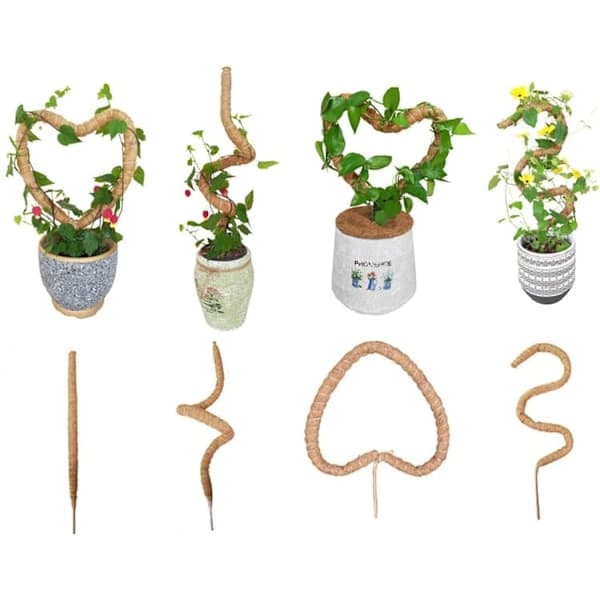 [DT]Mossstick Växtstöd 120 cm, flexibel mosssticka för klätterväxter Monstera Murgröna 1-pack 1-pack
