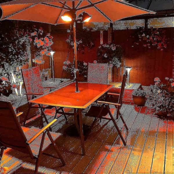 [DT]500 Watt Ruby R7 Halogen Infrarød Pære til Havevarmere - 4-pak