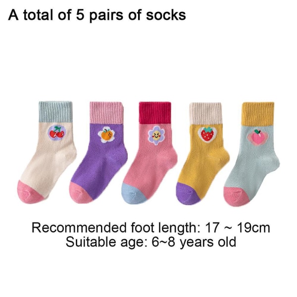 Toddler Pojkar Och Flickor Strumpor Vinterstrumpor 17-19cm