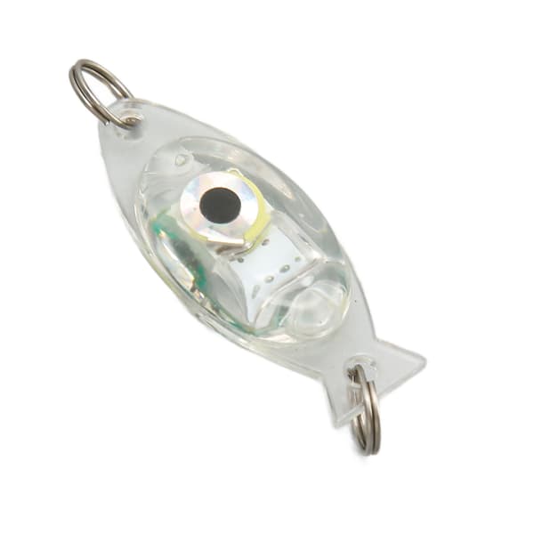 LED Undervattensfiske Lure Light - 10st Ögonform Deep Drop Bait Lamp Blue