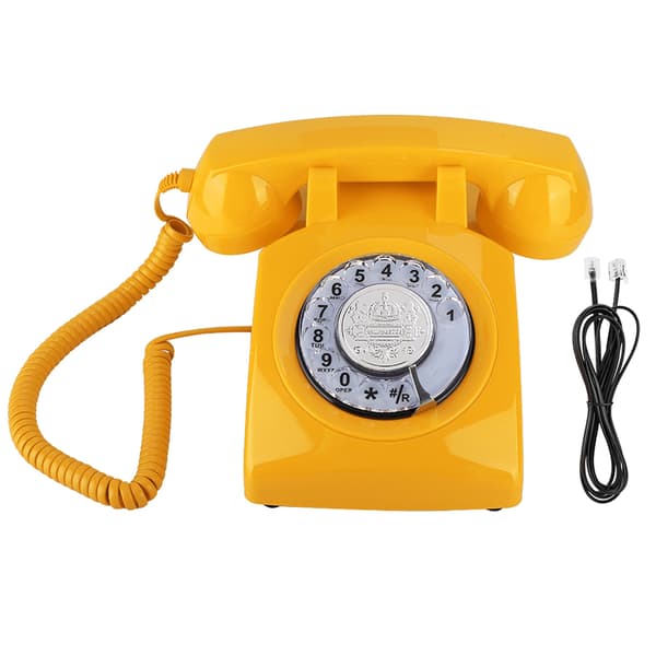 Vintage Retro Drejeskive Bordtelefon