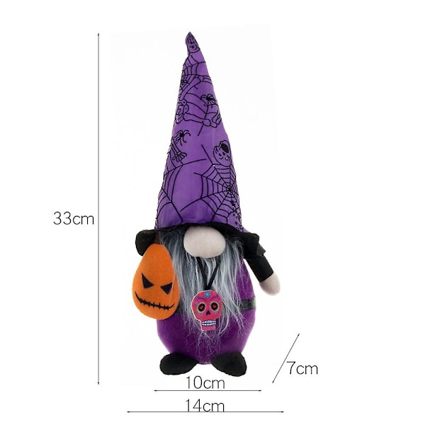 Halloween Layout Rekvisita Dekoration Spider Skull Ansiktslös Gammal