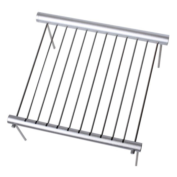 1Pc Portable Foldable Stainless Steel Barbecue Grilling Rack Outdoor Mini Non Stick Mat Baking Sheet for Camping Baking Cooking