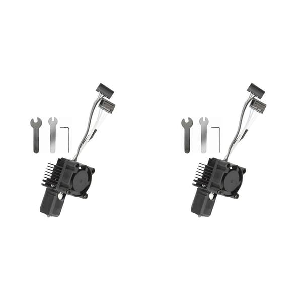 2X til Bambu Lab P1P P1S Hotend med blæser printhoved Komplet Hotend Opgradering Hot End P1S Tilbehør 3D-printdele Svart