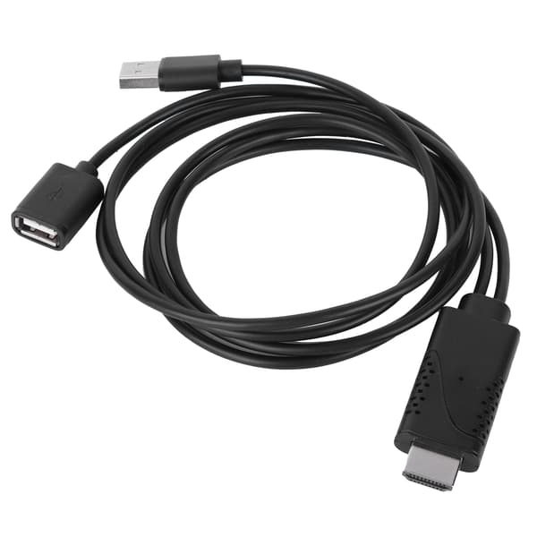 1080P HD USB HDTV-kabel for iOS Android-smarttelefoner, speiling og lading