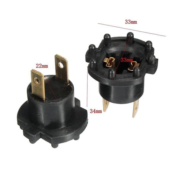 1 par sort forlygtepæreholder H7-montering til MAZDA 2 3 5 323 B28V510A3A[dt]