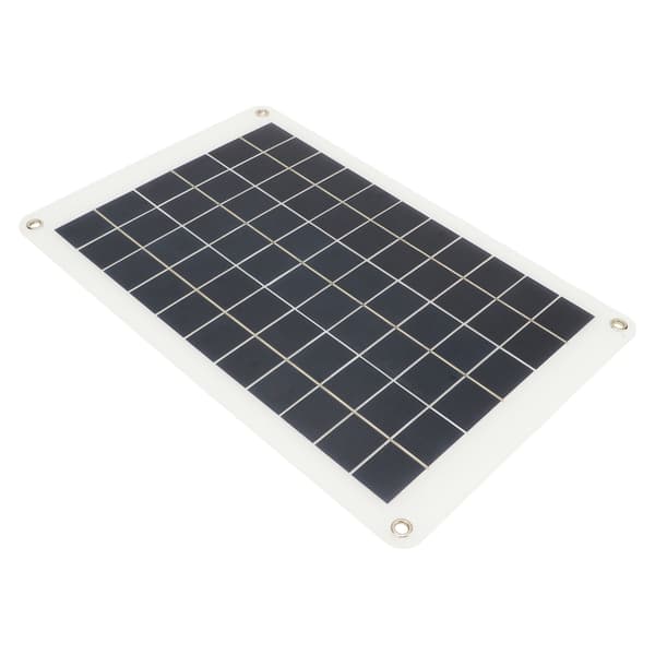 Bærbar 15W solcellepanellader for telefon og bilbatteri