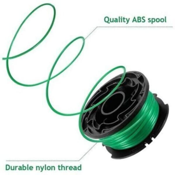 Pakke med 6 spoler trimmertråd til Black and Decker GL7033, GL8033, GL9035, 6 m, DEBUNS[dt]