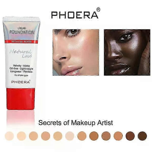 Mineral Touch flytende foundation matt oljekontroll full dekning 24H langvarig foundation TSLM1[dt]