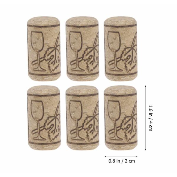100 st återanvändbart Creative Functional Portable Sealing Wine