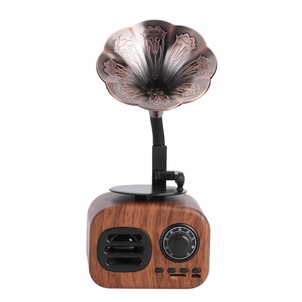 Retro Bluetooth -kaiutin, langaton musiikkisoitin PC:lle, matkapuhelimelle ja tabletille