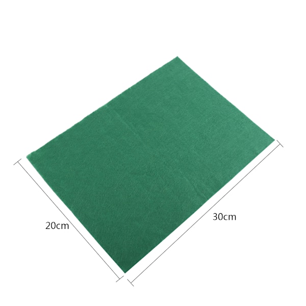 10 Blandade Färger Non-Woven Filtark för DIY, 20x30 cm