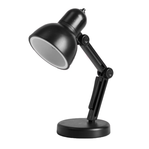 Justerbar Svart LED Skrivbordslampa med Löstagbar Magnetisk Bas för Hemmakontor och Läsning