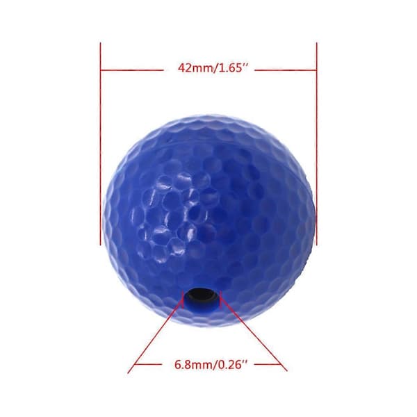 3 par børnegolf træningsbold snorbold stige bold golfhul bold 3 par PE taske elastisk stige kaste spil bolde blå blue