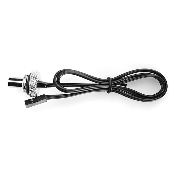 Vandtæt G1/4 Temperatur Sensor Stik DTCWD Terminal Udvidet Fitting Sølv Computertilbehør