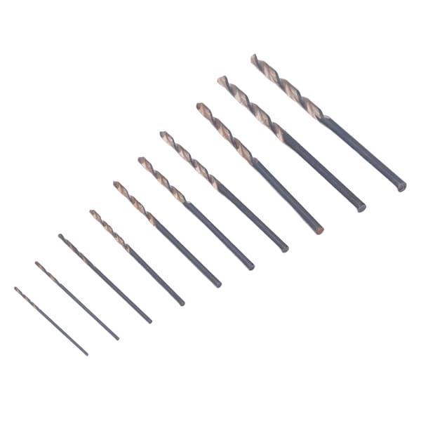 HSS Mini Borrsett for Valnøtt Trearbeid 0.8-3.0mm