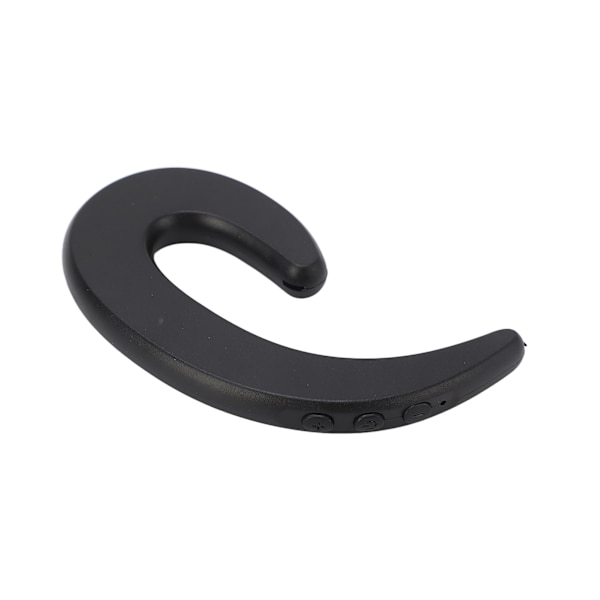 Trådløst Bluetooth ørekrog headset med mikrofon, sort