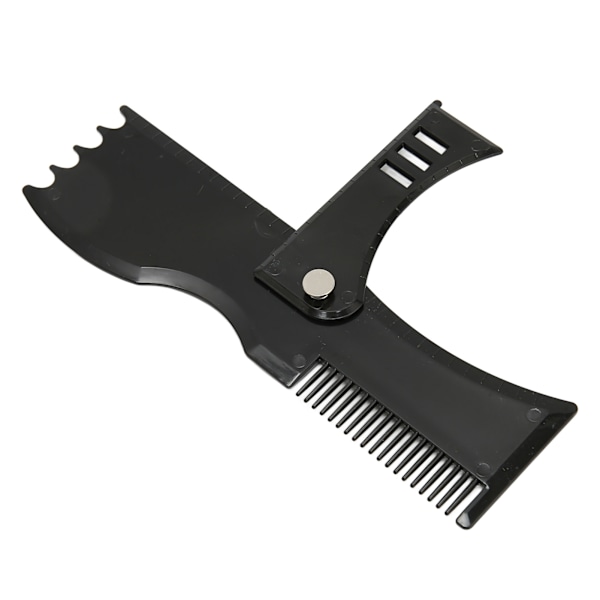 Grænseoverskridende operationsekspert: Hvid barberblyant sort skæg stencil guide skabelon sæt til trimning og pleje af skægform
