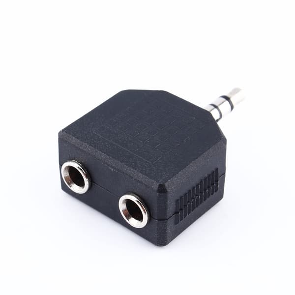 1 til 2 Hovedtelefon Audio Splitter 3,5 mm Dobbelt Adapter