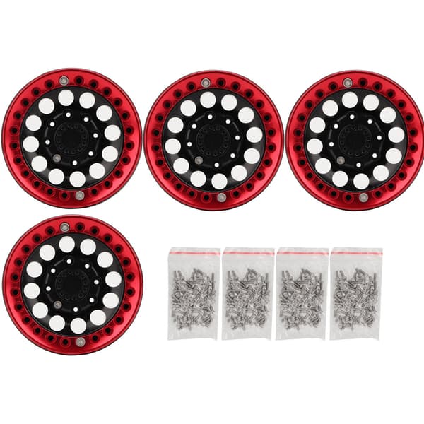 Full Metal LowProfile Reel Conversion Skirted Spool Siiman Pyörätarvike (punainen)