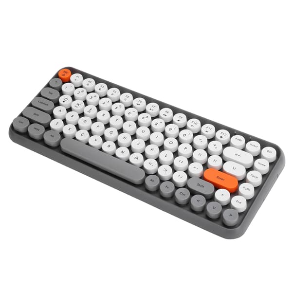 Ajazz 84 Tasters Retro Rund Tast Wireless Bluetooth Gaming Office Keyboard