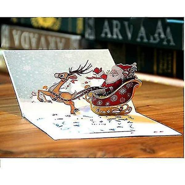 3D-julkort, Pop Up-kort Julhälsningskort
