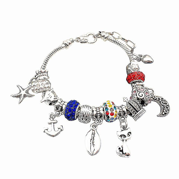 Gjør-det-selv Charms Armbånd Making Kit Gaver Til Jenter Charms Perler Armbånd & Halskjeder For Smykker Making Kit