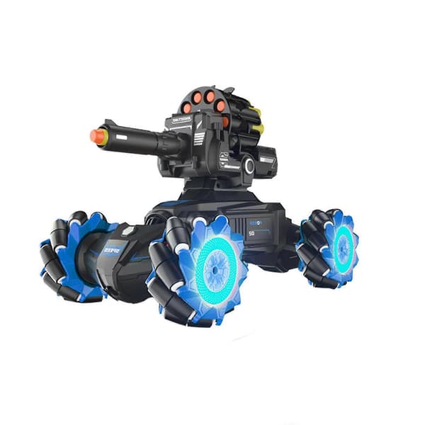 RC-bil fjernkontrollbil for barn bevegelsessensor fjernkontroll crawler, 2,4 GHz transform RC stuntbil, gave til gutter og jenter Blue