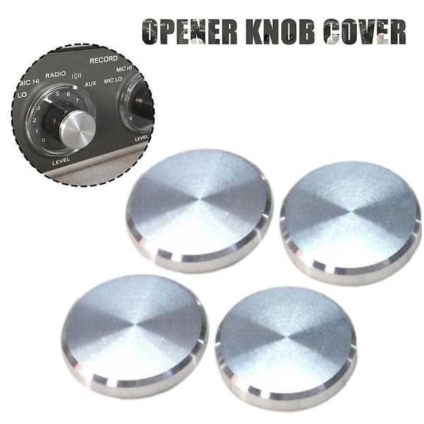 【DENGTU】4 stk/sett Metallåpner Knappdeksel For REVOX A77 A76 A78