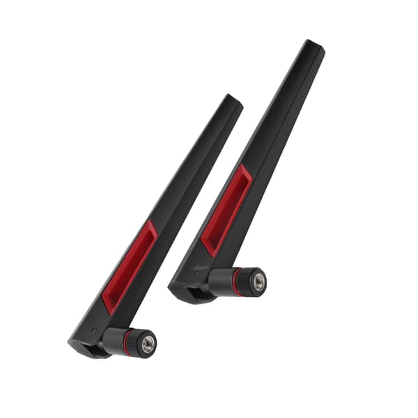 2 stk. IPEX4 til SMA-kabel for M2 WiFi Bluetooth-utvidelse med 2 stk. AC88-antenne