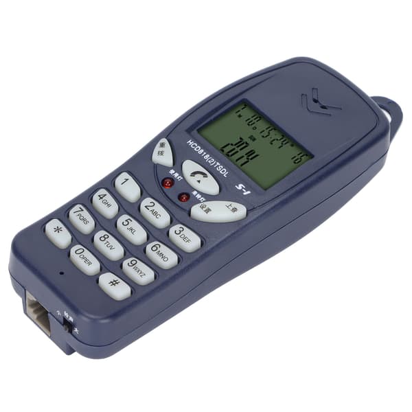 Telekommunikations Check Telefonlinje med Clips Opkalds-ID Tilbagekald FSK DTMF Dual System